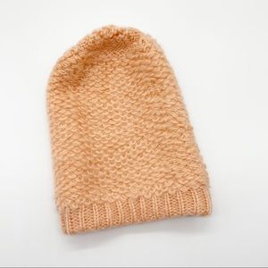 Majestic Filatures Deluxe Girl’s Knit Beanie in Peach